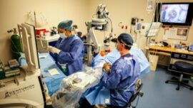 Doctor Performing Laser Cataract Surgery in Boca Raton, Palm Beach, Miami, Davie, Fort Lauderdale, Plantation