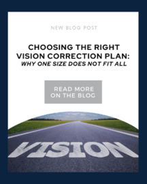 Blog Title and an empty road with the word Vision on it