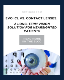 Blog Title and person holding a fake eyeball