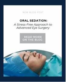 Blog title and a woman in surgery.