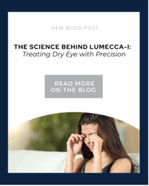 Blog Title and a woman rubbing her eyes.
