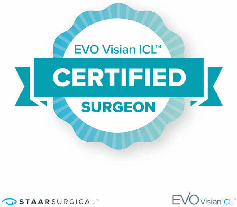 Certified EVO Visian™ ICL Surgeon
